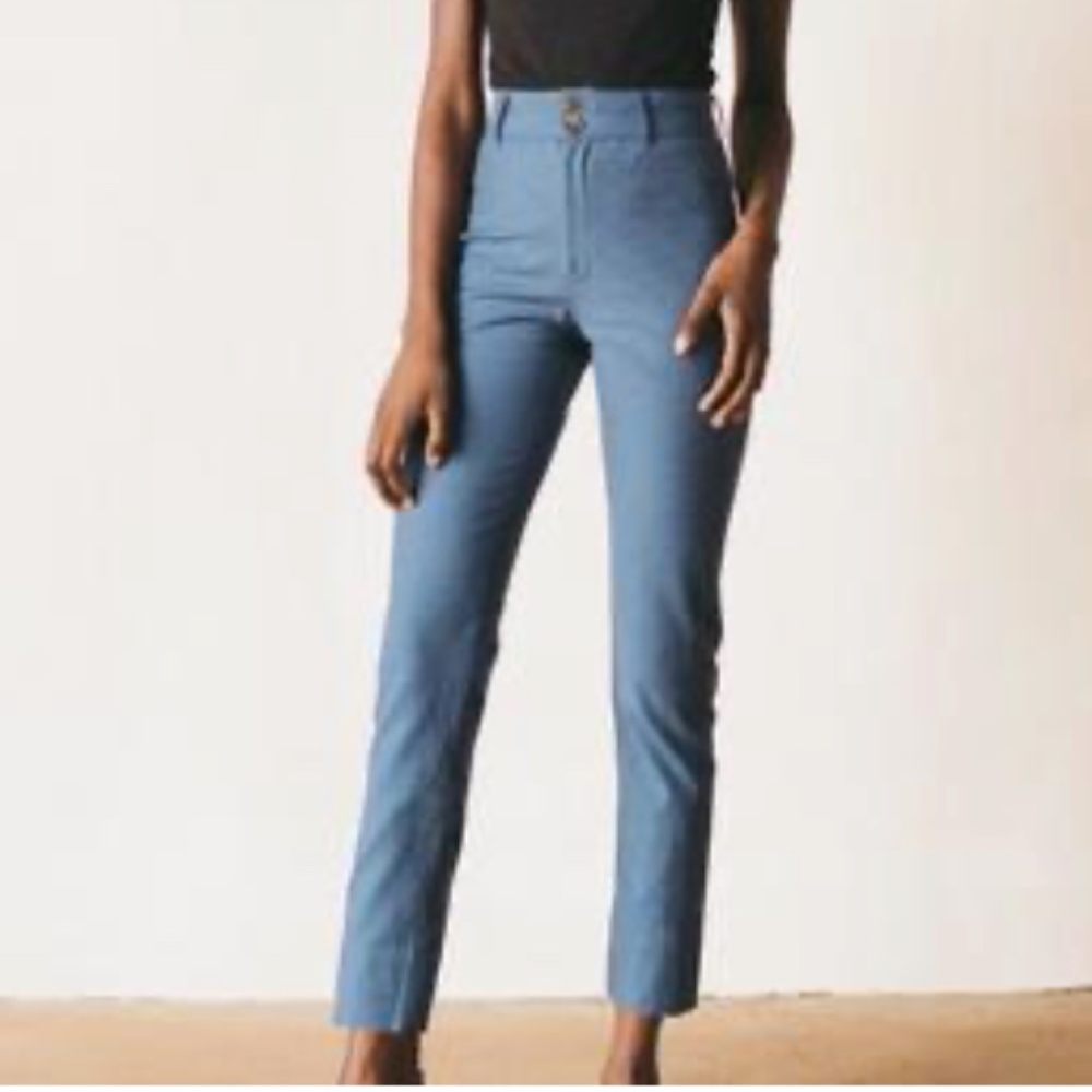 Read Description! Maria Stanley Skinny Luna pant in Cerulean